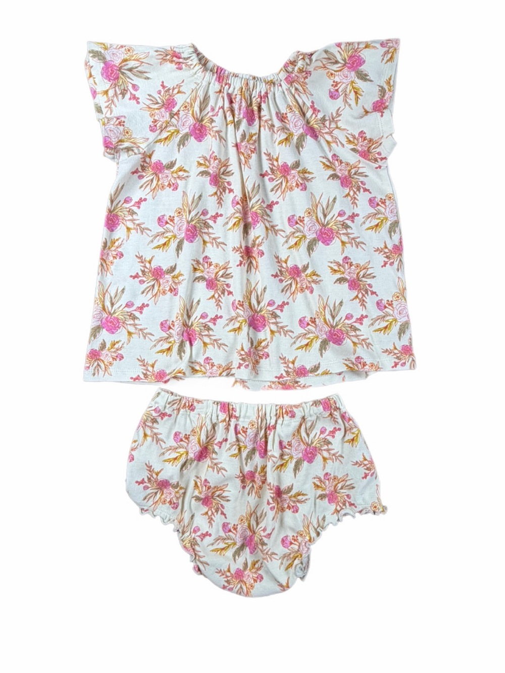 MILKBARN Organic Cotton Dress and Bloomer Set - 12-18M
